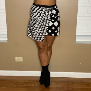 Black & White Skort